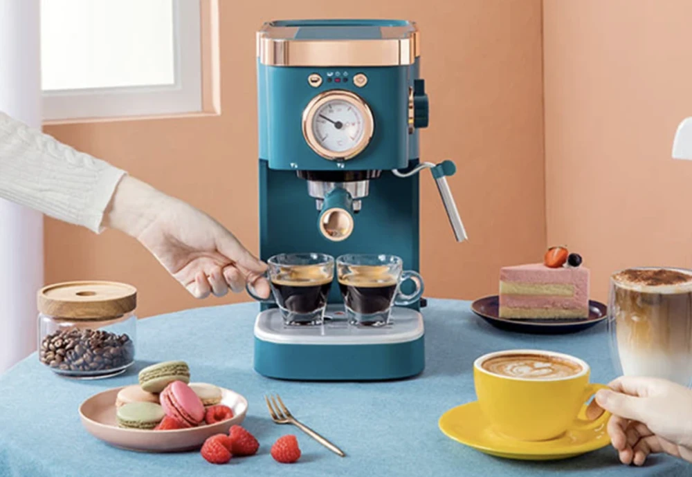 at home espresso machine with steam wand