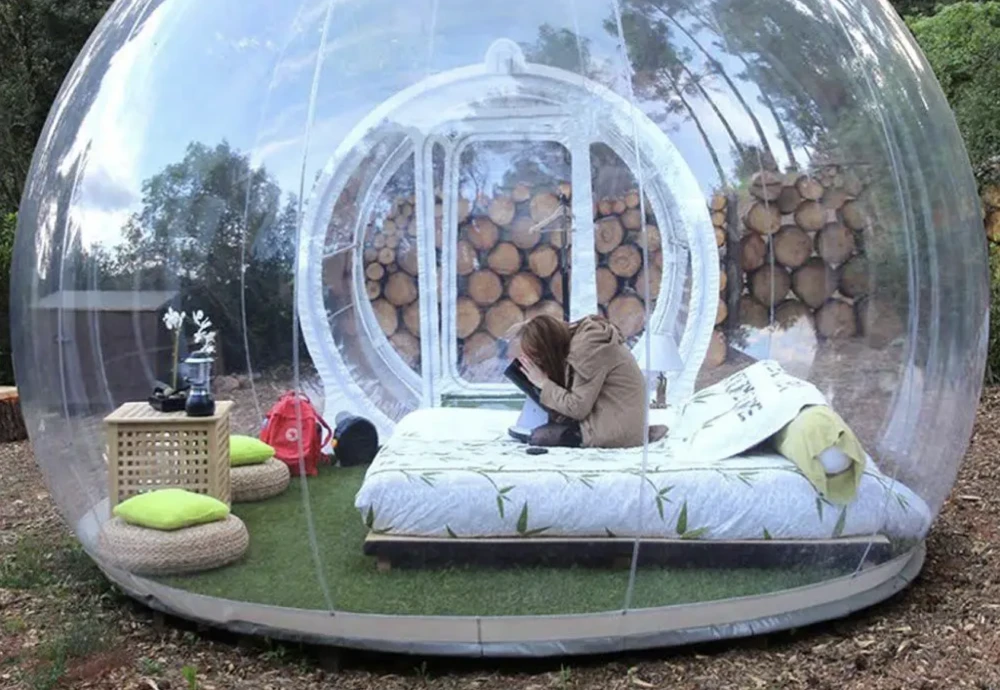 inflatable bubble bed tent