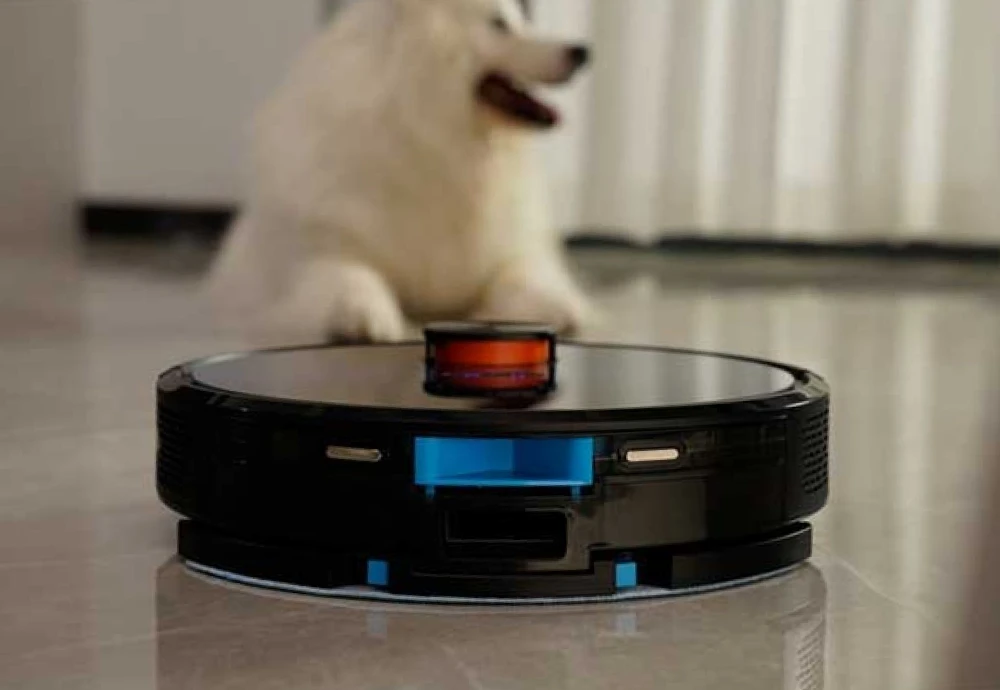 white robot vacuum cleaner